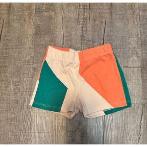 Zara Girls Colorblock Shorts Size 3-4 Years Multicolor Soft Cotton Summer Wear